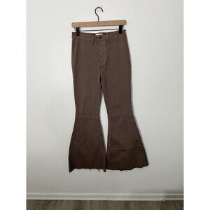 Bohme Dana Flare Pants Jeans Brown Size Large